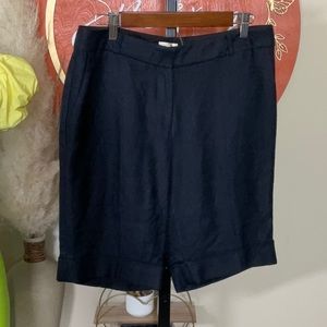 KATE SPADE Bermuda Shorts size 10 navy blue